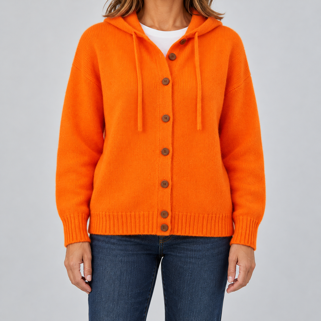 Serena Cotton Hooded Cardigan