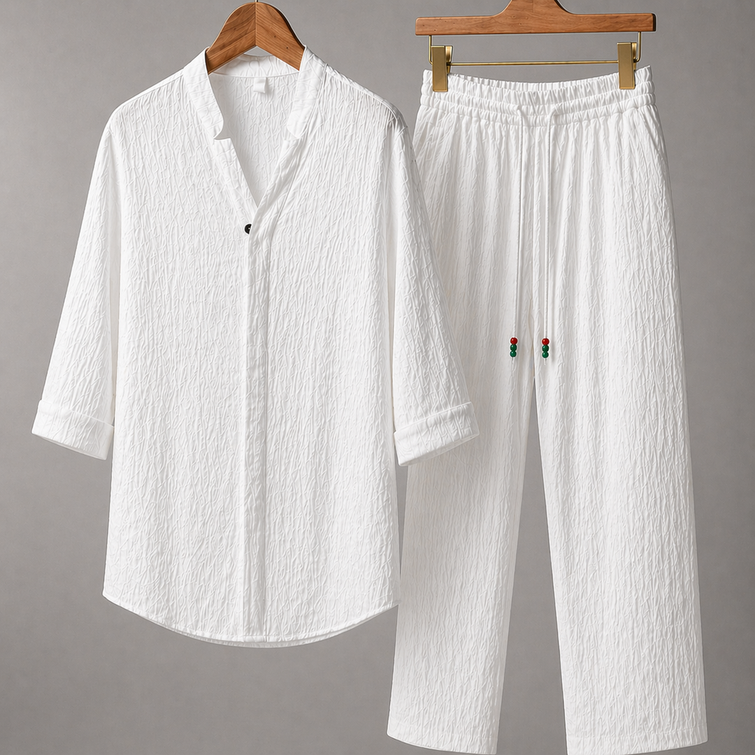 Men's Silk 2-Piece Set | Savoni