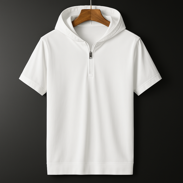 Half-Zip Hooded Shirt – Relaxed Fit for Men | Arden