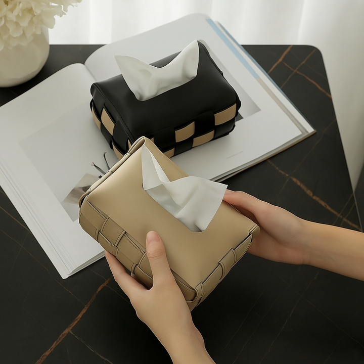 Woven Tissue Box Cover – Decorative Handcrafted Holder | Monette