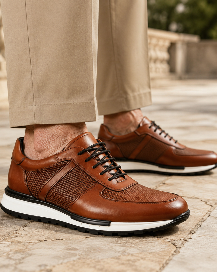 Torvani Genuine Leather Sneakers