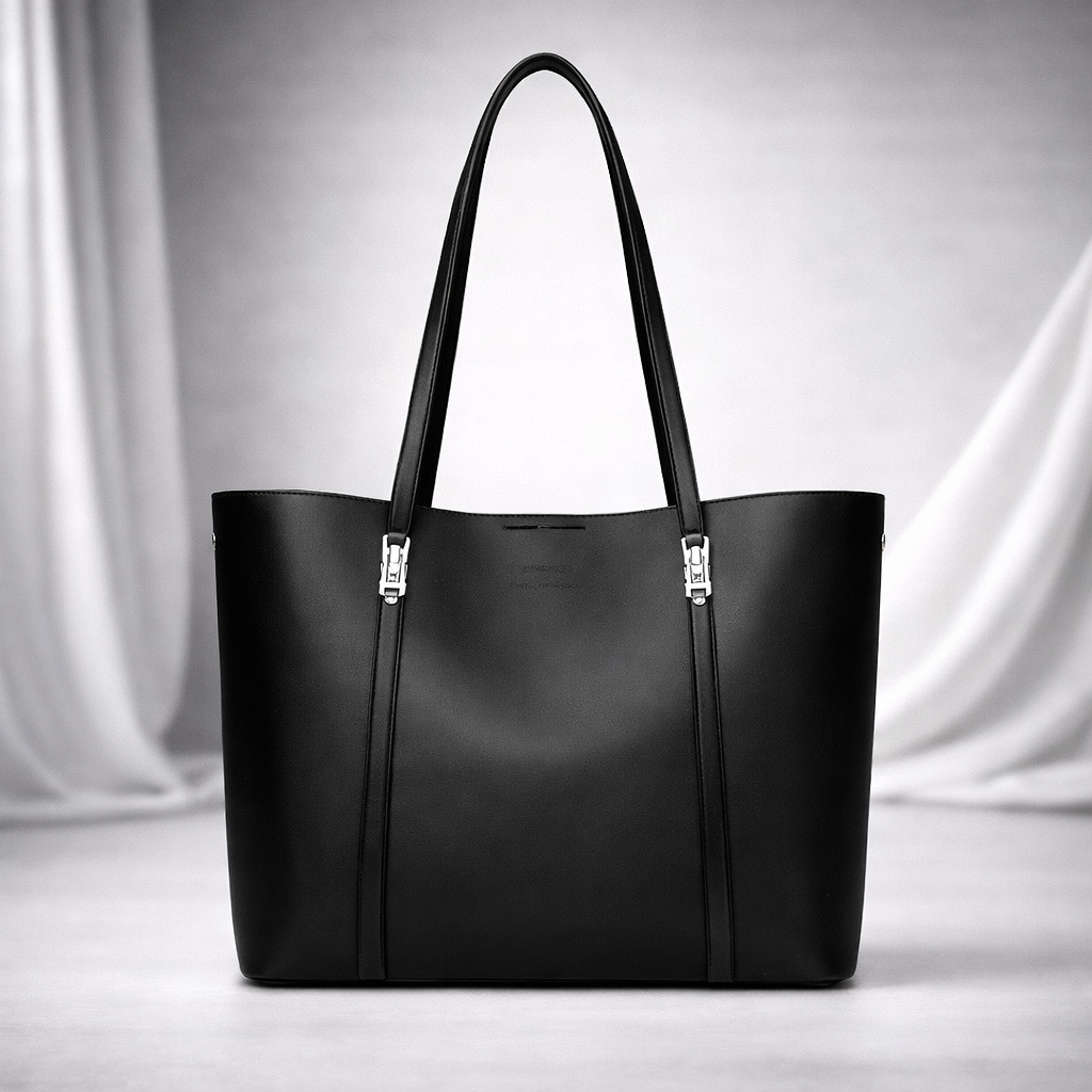 Women's Leather Handbag with Gold Hardware | Savona