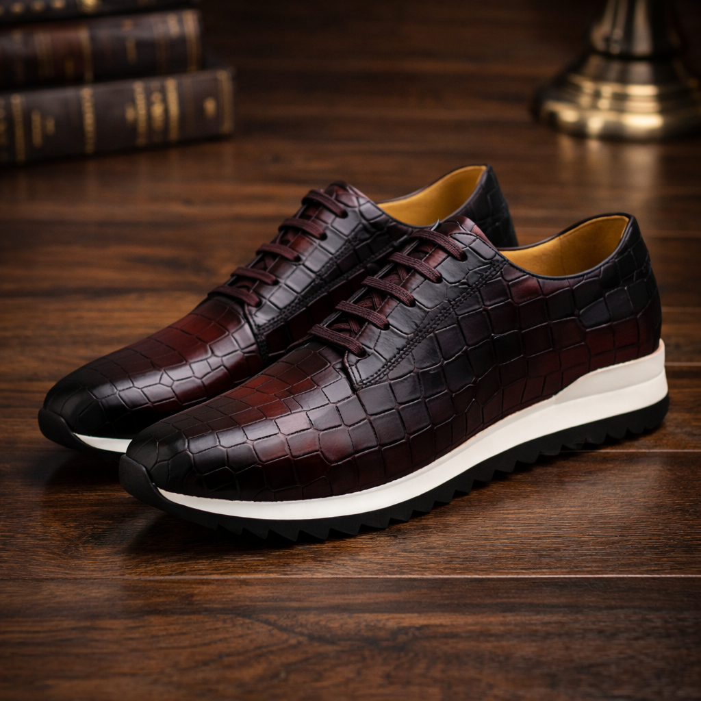 Santino Men's Genuine Leather Dress Shoes