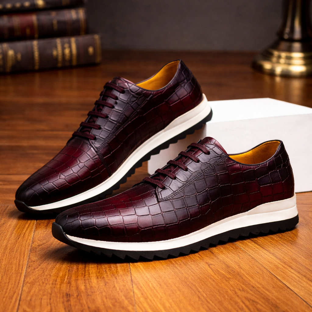 Santino Men's Genuine Leather Dress Shoes