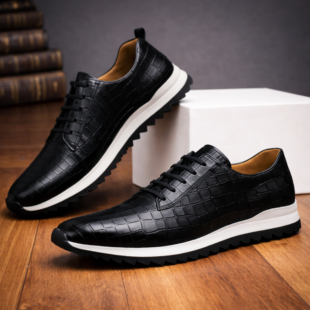 Santino Men's Genuine Leather Dress Shoes