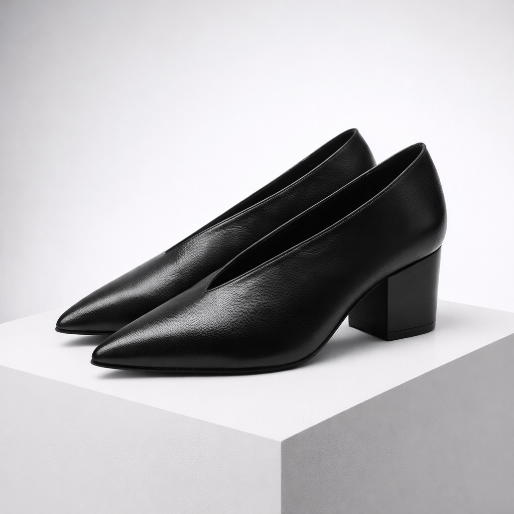 Savona Women's Italian Leather Block Heels