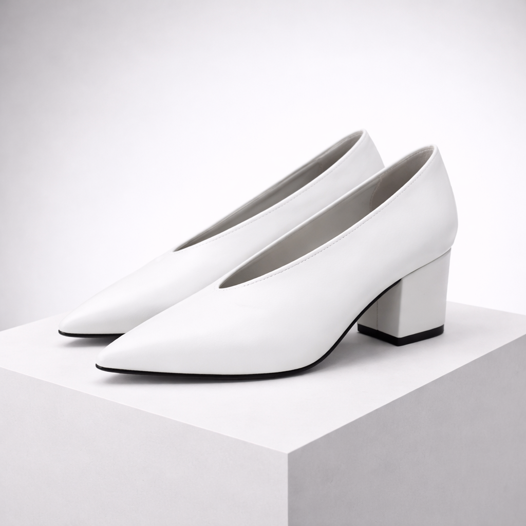 Savona Women's Italian Leather Block Heels