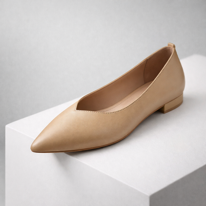 Savona Women's Italian Leather Block Heel Pumps
