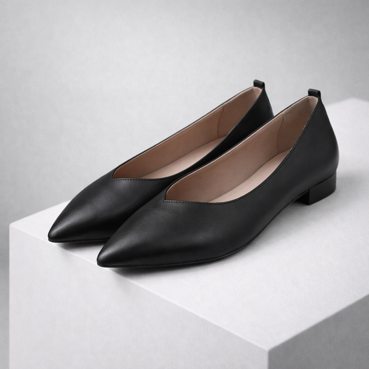 Savona Women's Italian Leather Block Heel Pumps