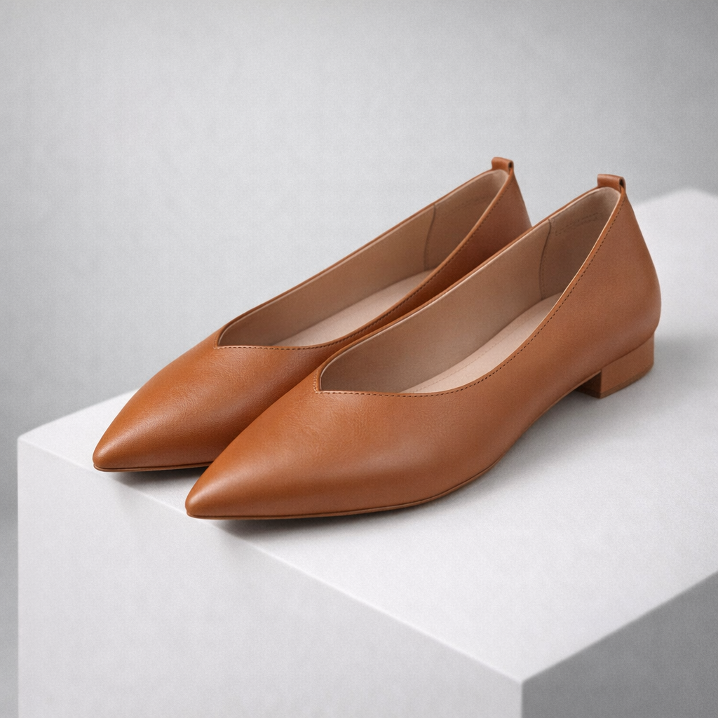 Savona Women's Italian Leather Block Heel Pumps
