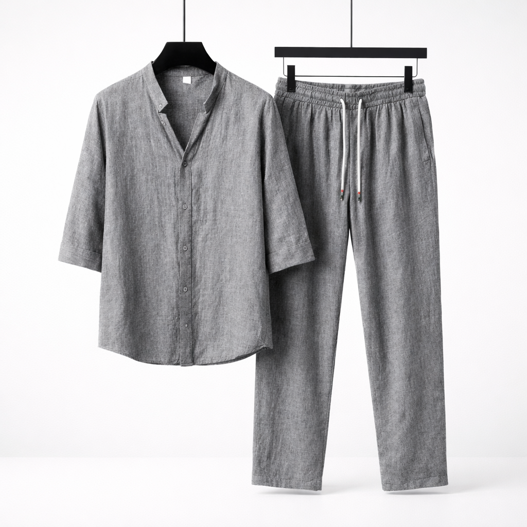 Men's Silk 2-Piece Set | Savoni