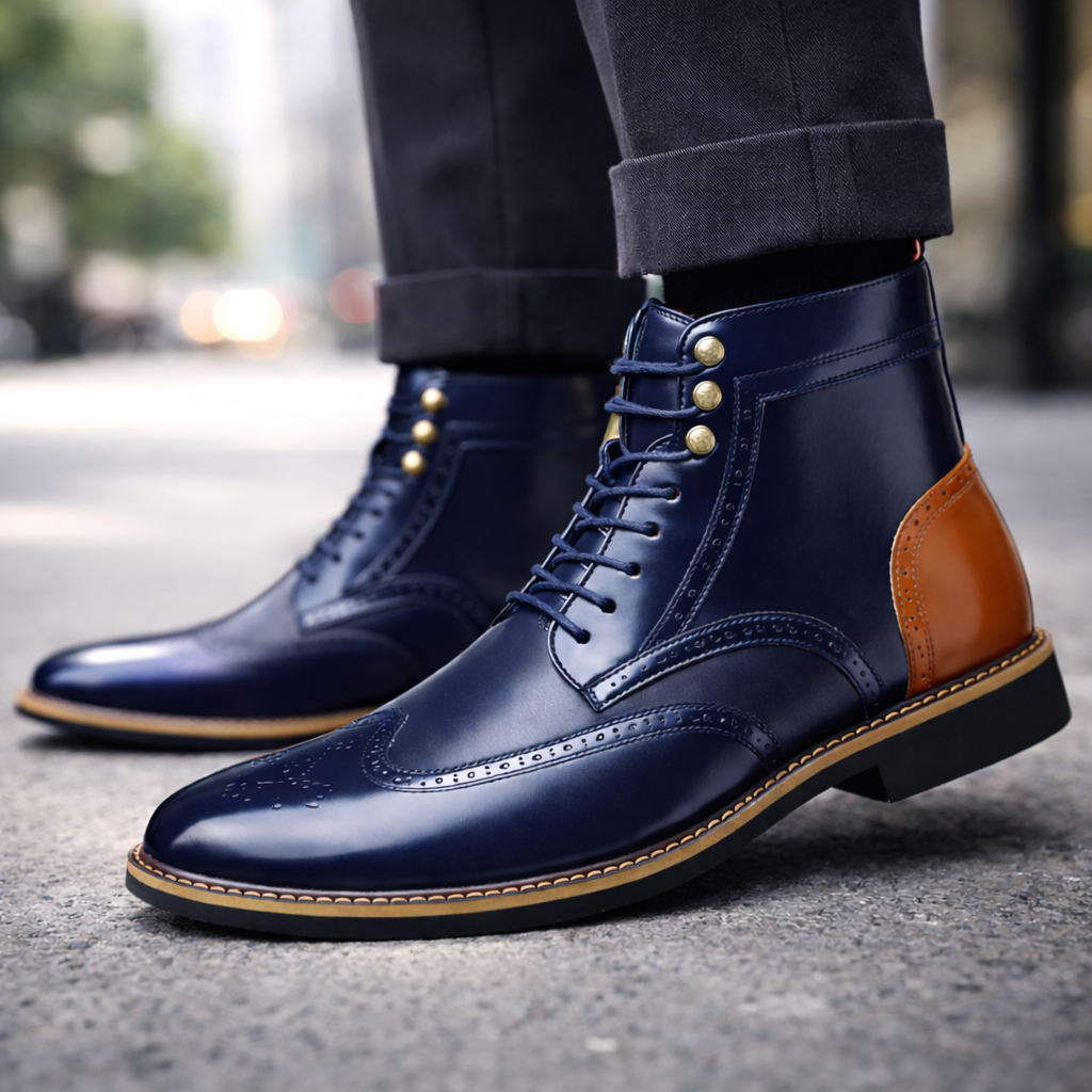 Santino Leather Ankle Boots