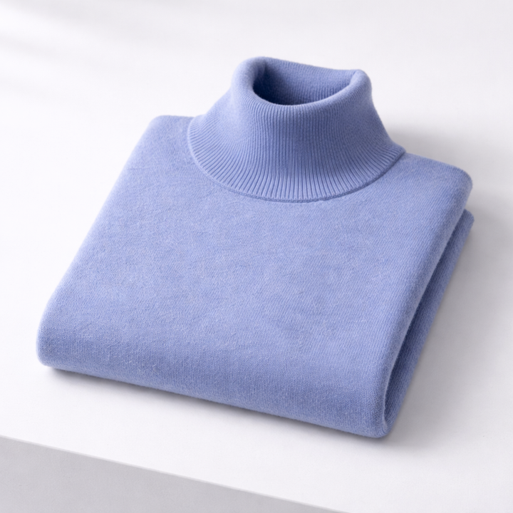 Men's Merino Wool Turtleneck Sweater | Savonti