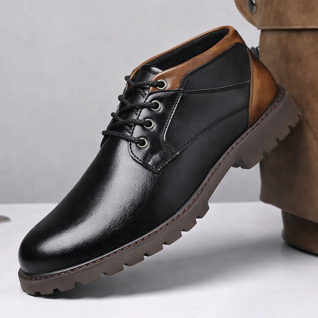 Men's Leather Ankle Boots | Savonti
