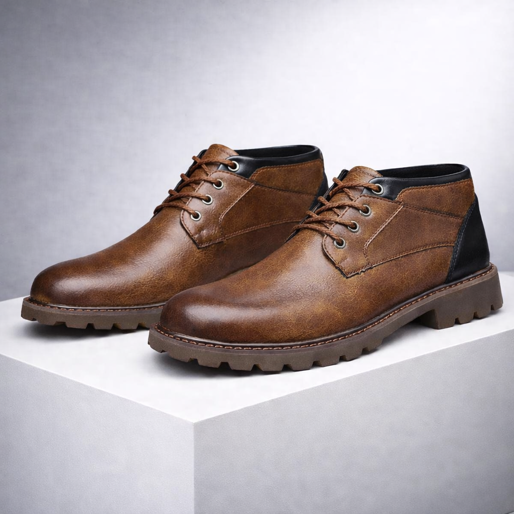 Men's Leather Ankle Boots | Savonti