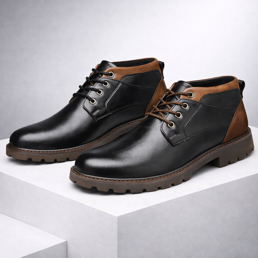 Men's Leather Ankle Boots | Savonti