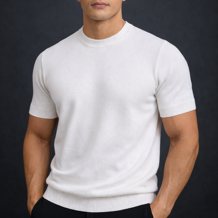 Men's Cashmere Merino Wool T-Shirt | Savino