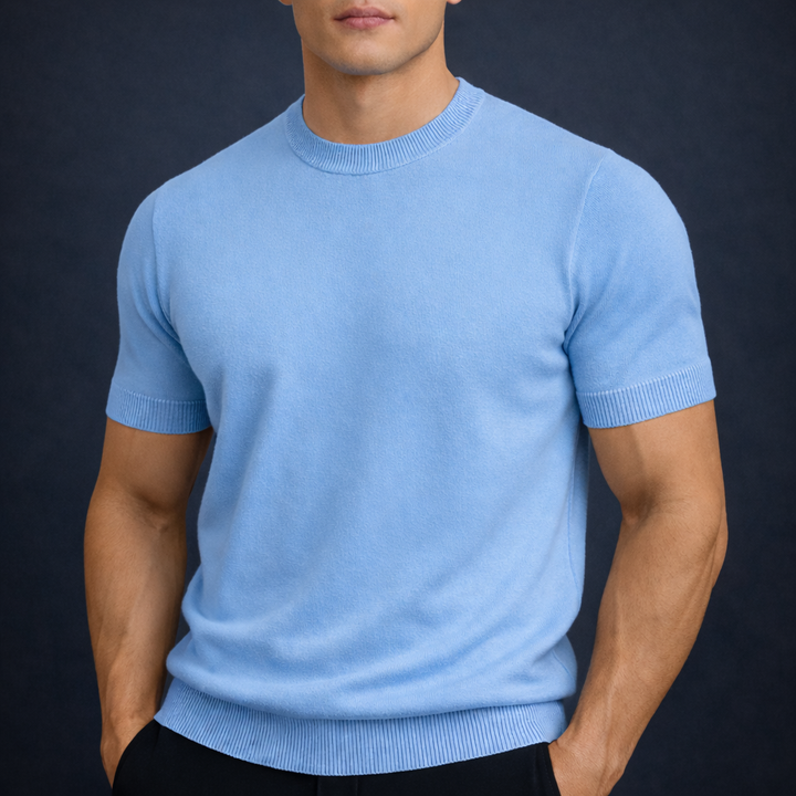 Men's Cashmere Merino Wool T-Shirt | Savino