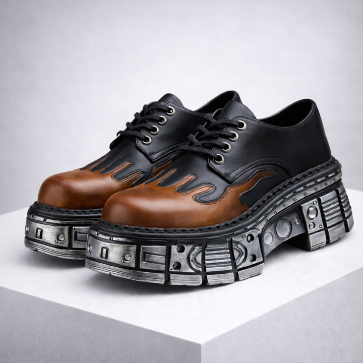 Men's Leather Platform Boots | Santino