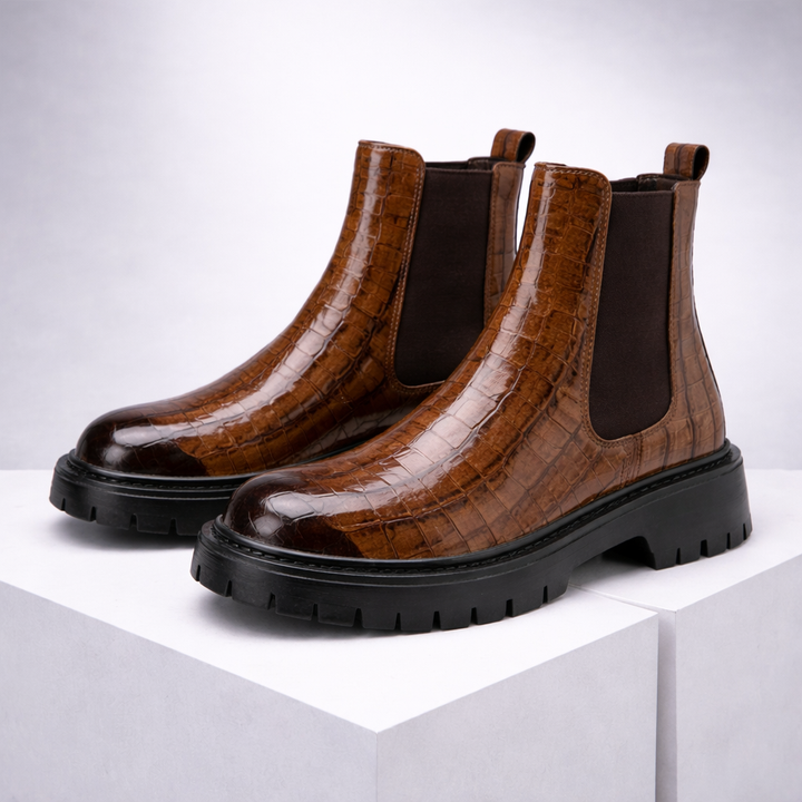 Savino Leather Chelsea Boots