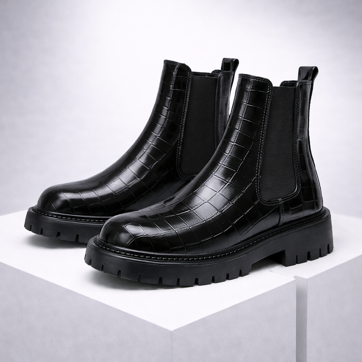 Savino Leather Chelsea Boots