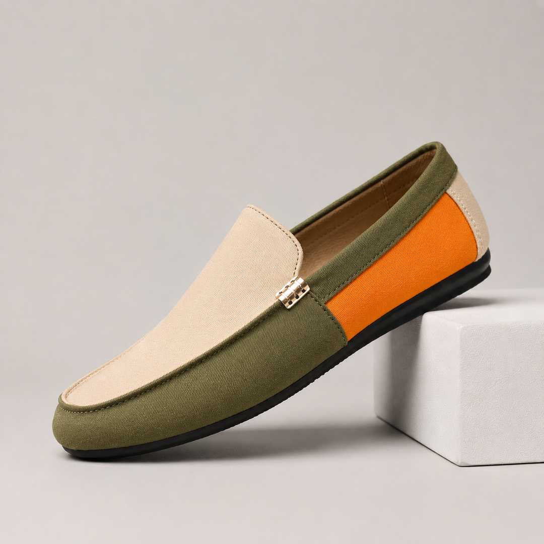 Montari Colorblock Driving Loafers