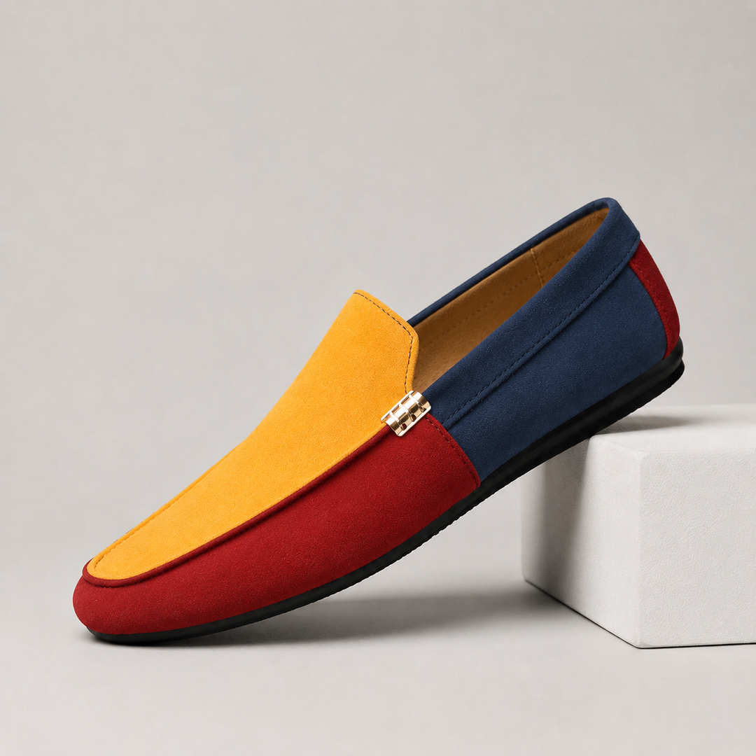 Montari Colorblock Driving Loafers