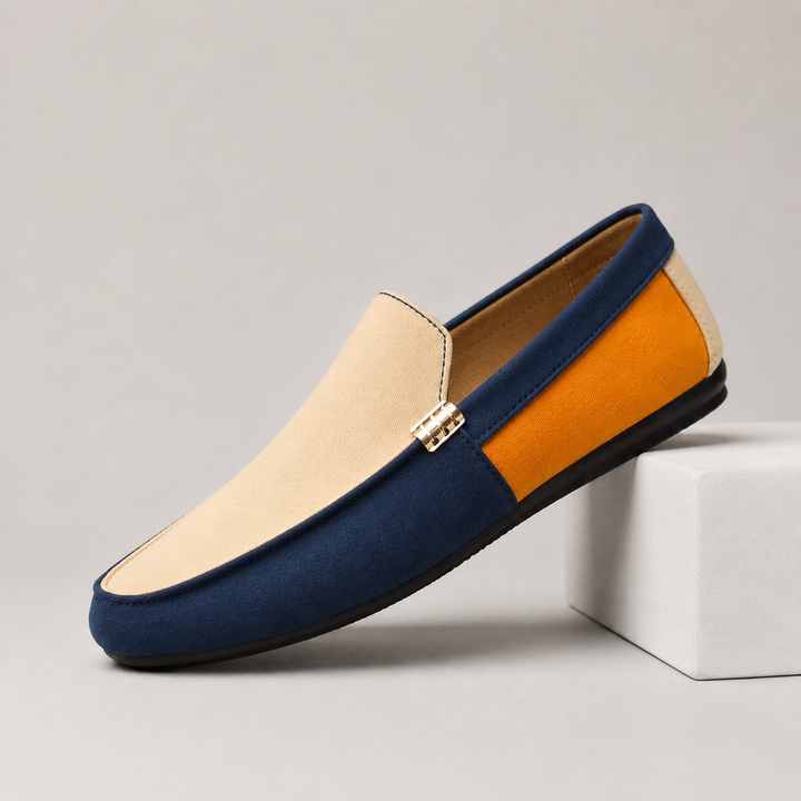 Montari Colorblock Driving Loafers