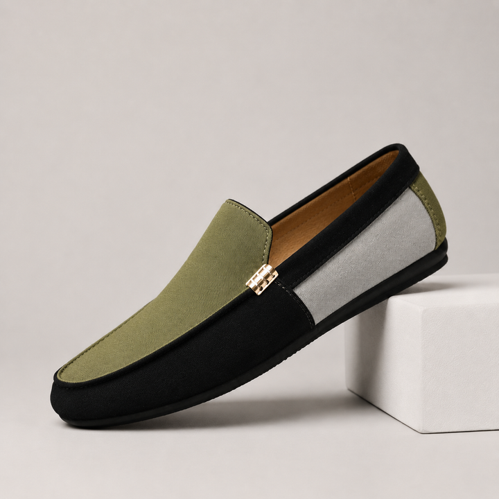 Montari Colorblock Driving Loafers