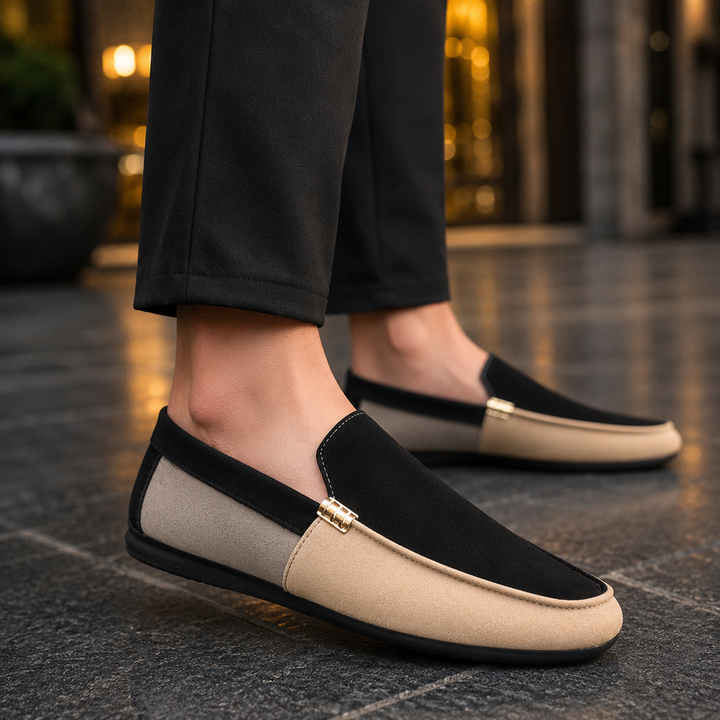 Montari Colorblock Driving Loafers