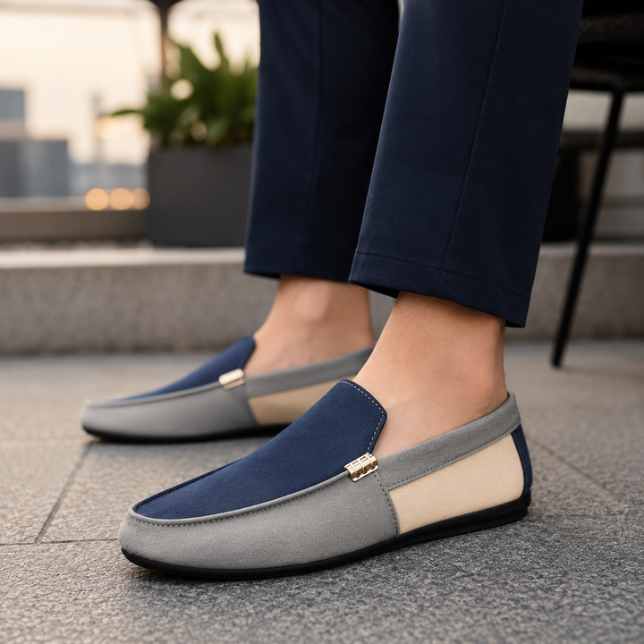 Montari Colorblock Driving Loafers