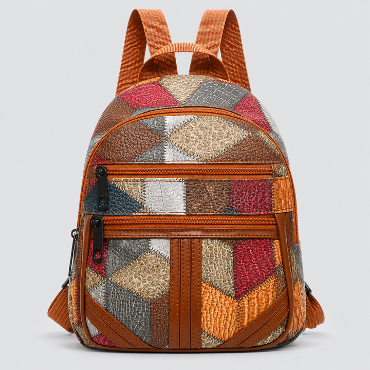Avelia Multicolor Leather Mini Backpack