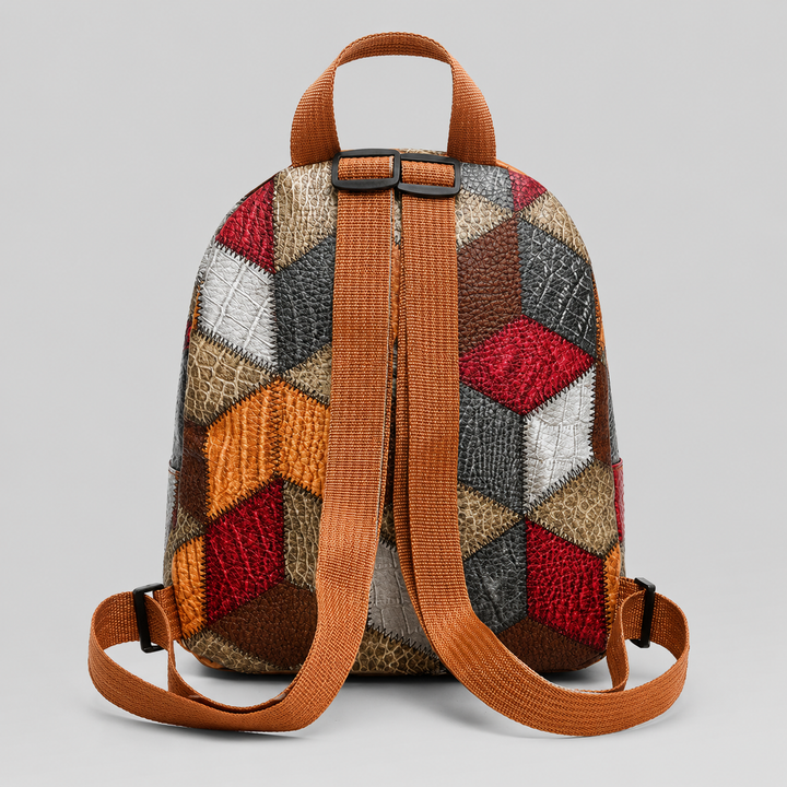 Avelia Multicolor Leather Mini Backpack