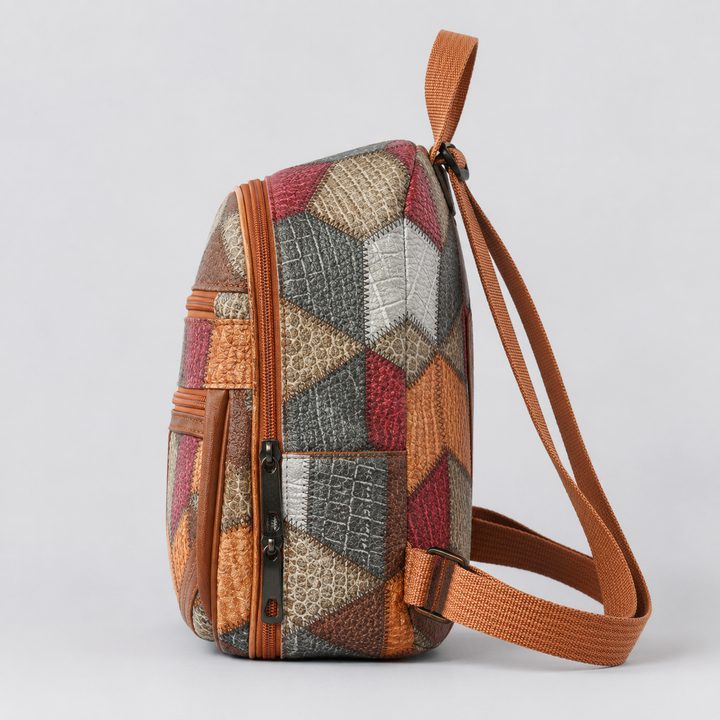 Avelia Multicolor Leather Mini Backpack