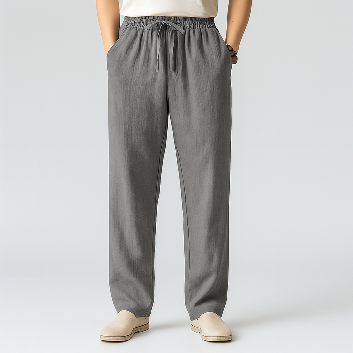 Linen Pants – Men's Drawstring Casual Trousers | Avani