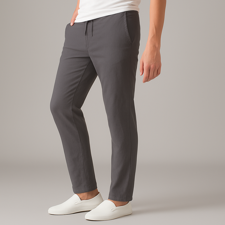 Linen Pants – Men's Drawstring Casual Trousers | Arden
