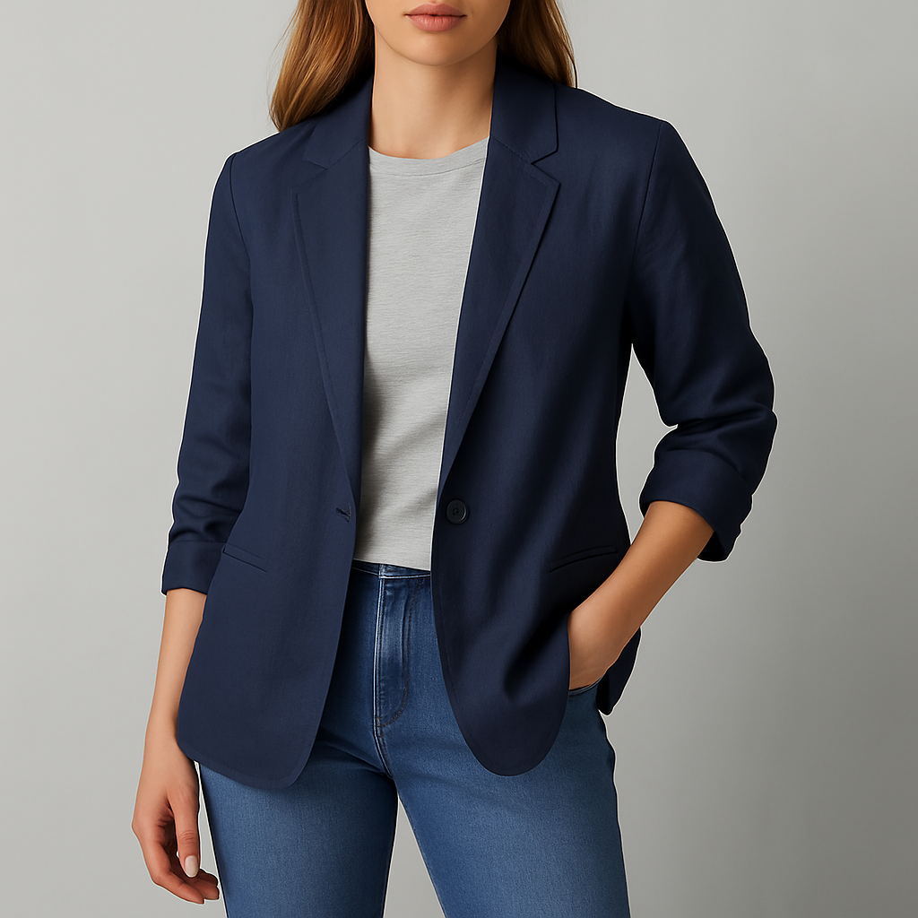 Linen Jacket – Women's Blazer With Side-Pocket | Savona