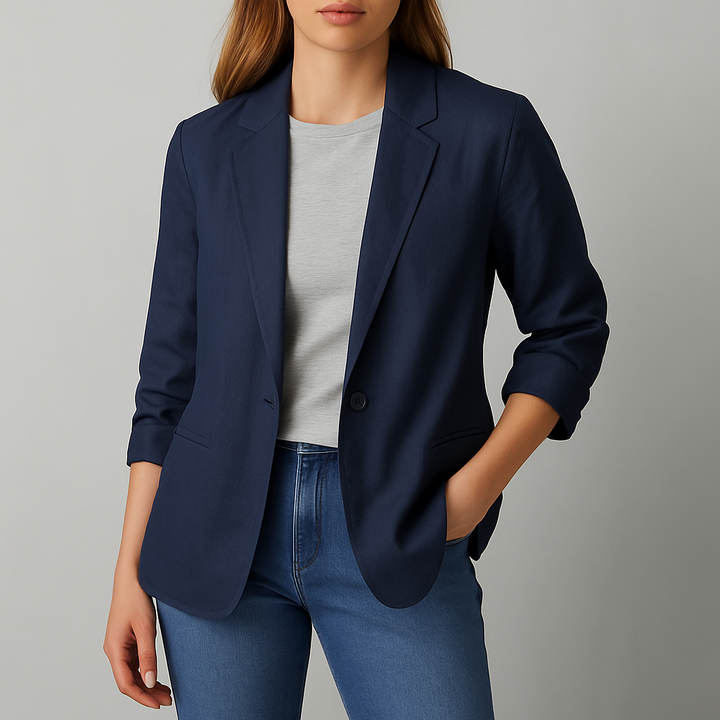 Linen Jacket – Women's Blazer With Side-Pocket | Savona