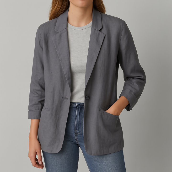 Linen Jacket – Women's Blazer With Side-Pocket | Savona
