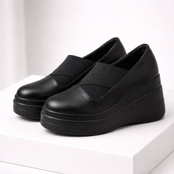 Savona Women's Leather Platform Shoes