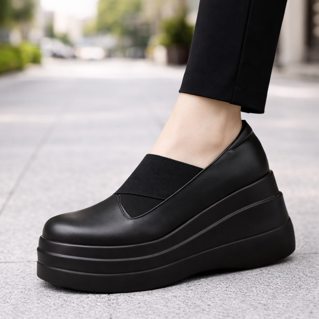 Savona Women's Leather Platform Shoes