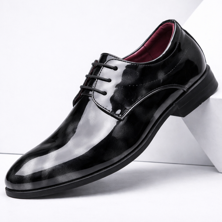 Savonti Men's Patent Leather Shoes