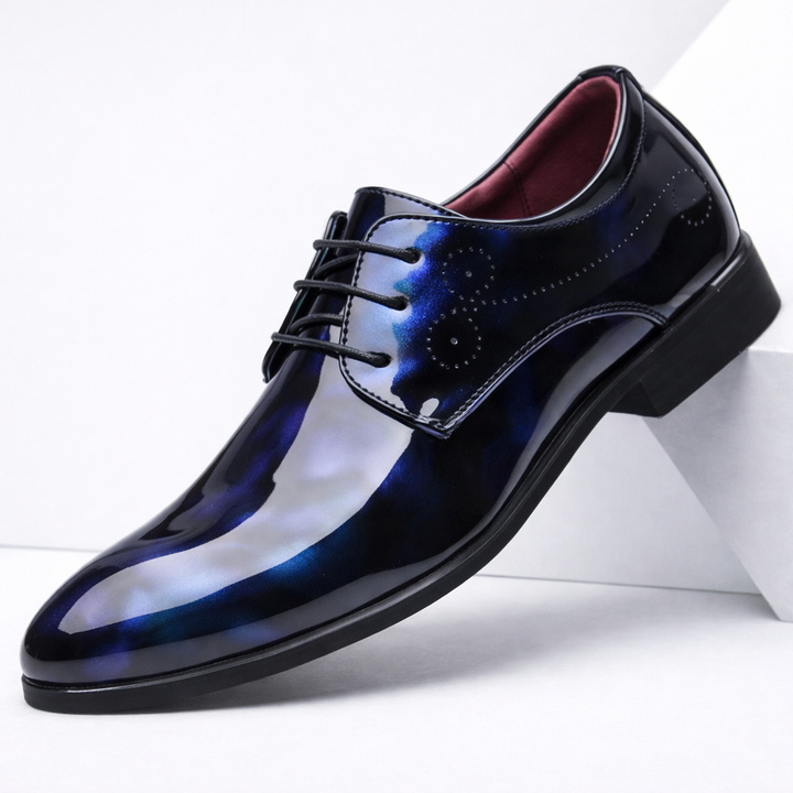 Savonti Men's Patent Leather Shoes