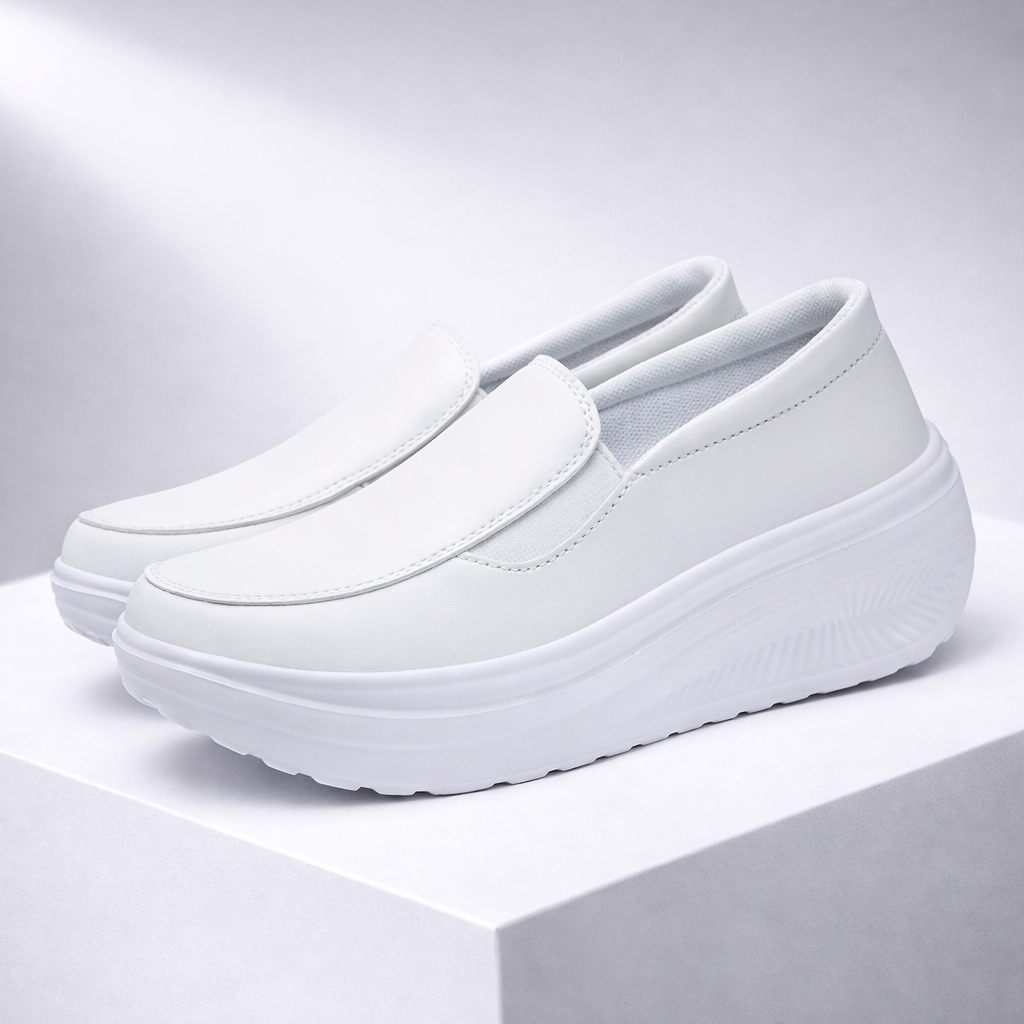 Leather Orthopedic Sneakers – Women's Comfort Shoes | Savona
