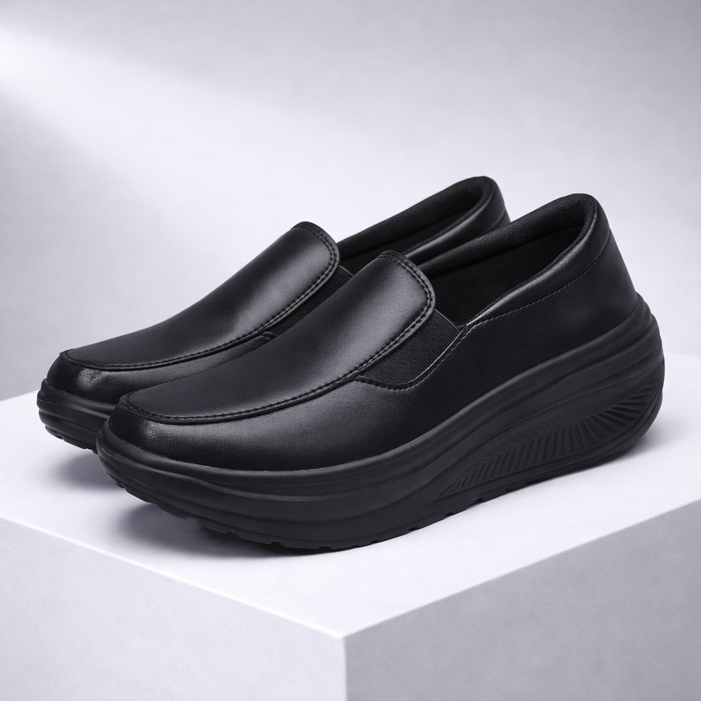 Leather Orthopedic Sneakers – Women's Comfort Shoes | Savona