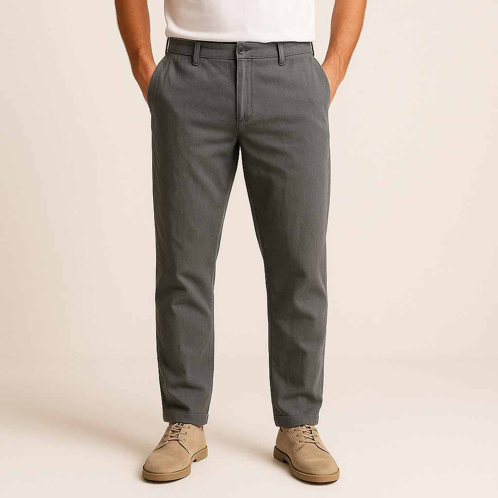 Linen Pants – Men's Tapered Casual Trousers | Savoni