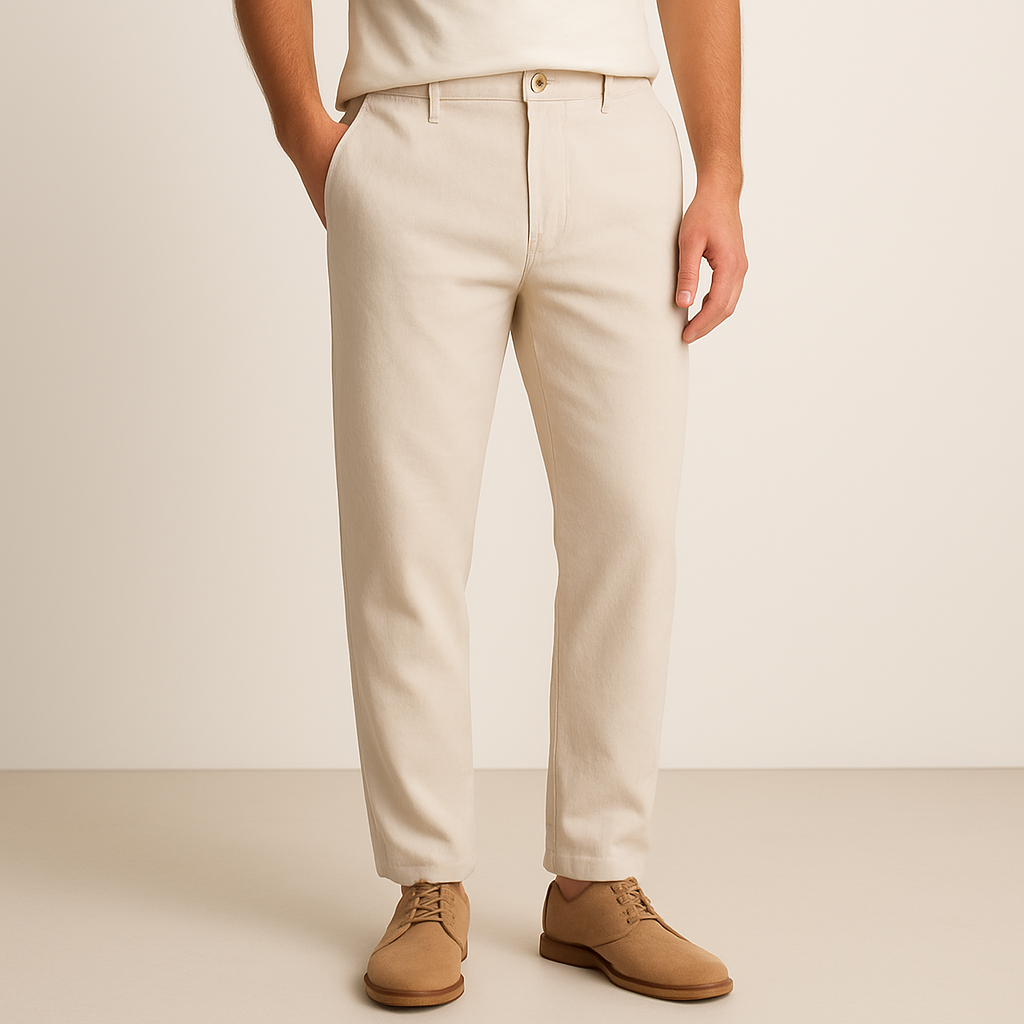 Linen Pants – Men's Tapered Casual Trousers | Savoni