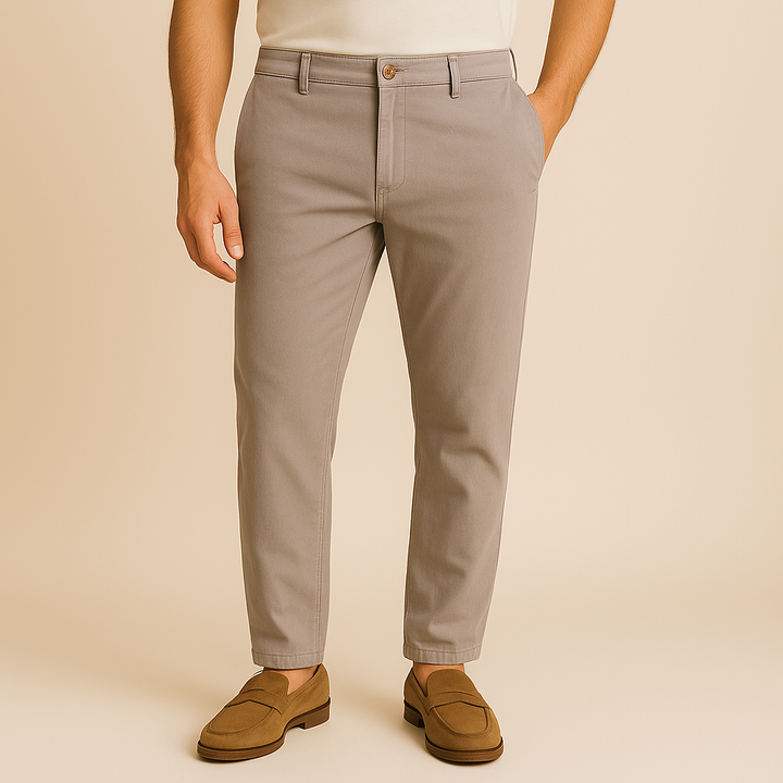 Linen Pants – Men's Tapered Casual Trousers | Savoni