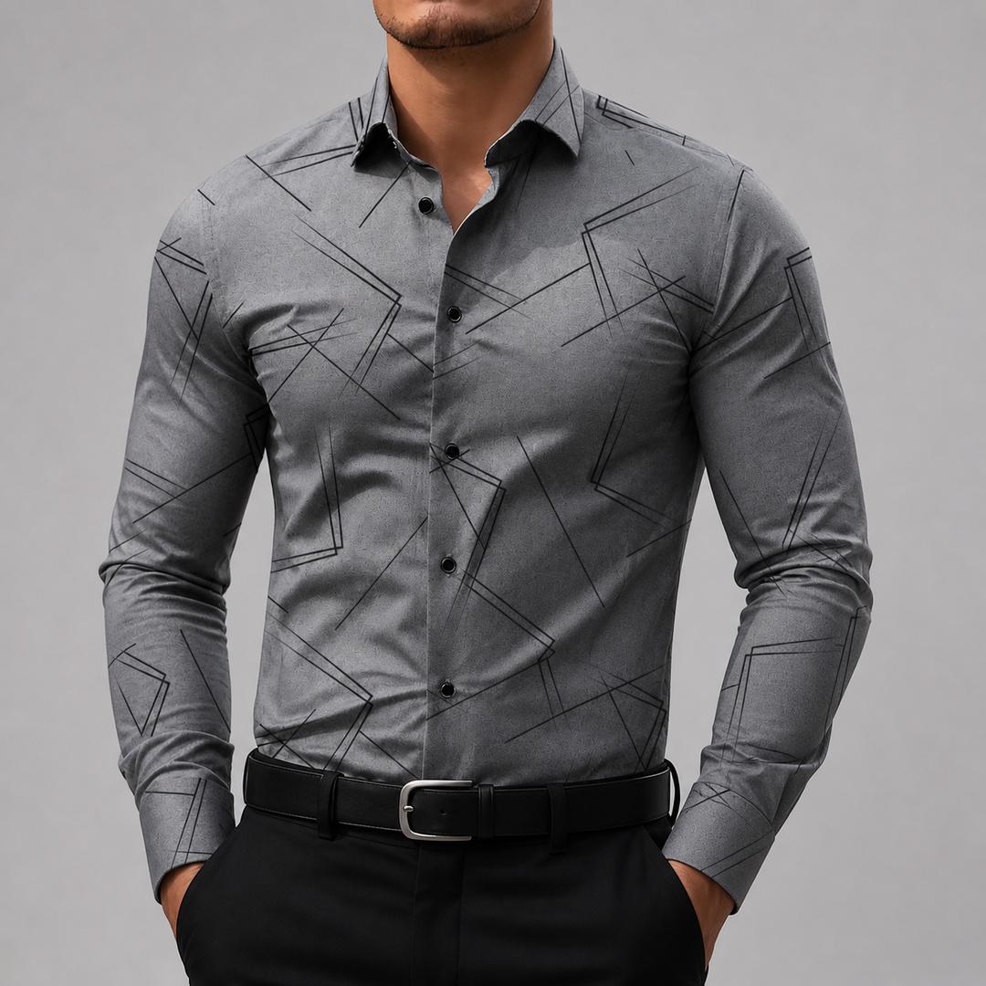 Arden Button-Up Silk Shirt