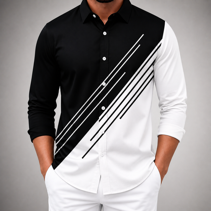 Avani Button-Up Silk Shirt